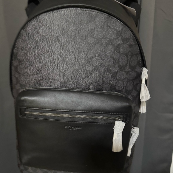 🆕Coach Black unisex Backpack - Picture 5 of 14